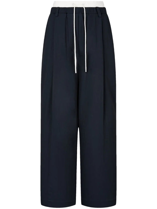 Pleat-Detail Trousers