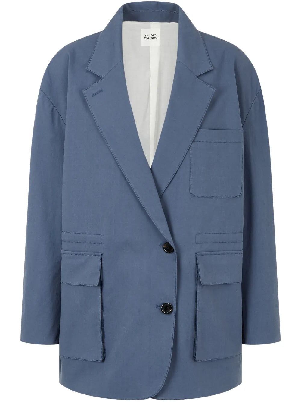 Cotton-Blend Blazer