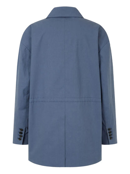 Cotton-Blend Blazer