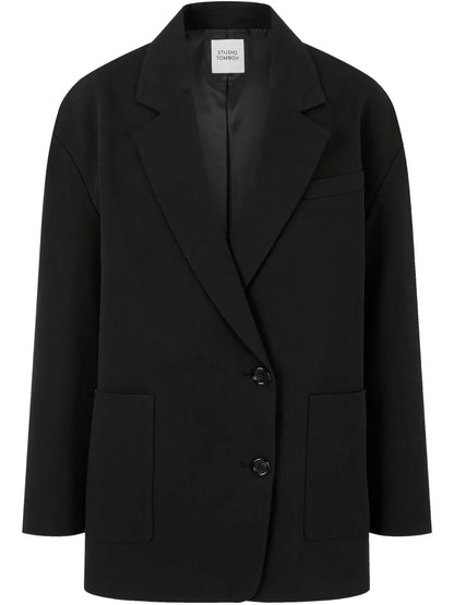 Cotton-Blend Blazer