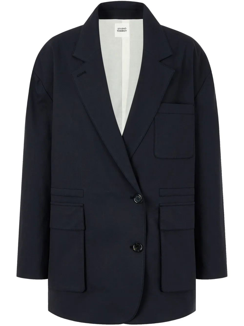 Cotton-Blend Blazer