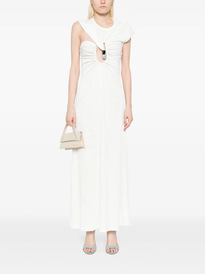 Helix Crystal Ribbed Tee Dress