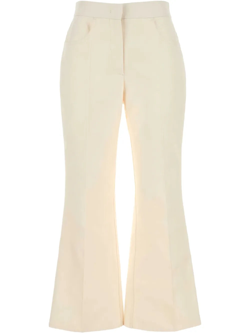 Cotton Flared Trousers