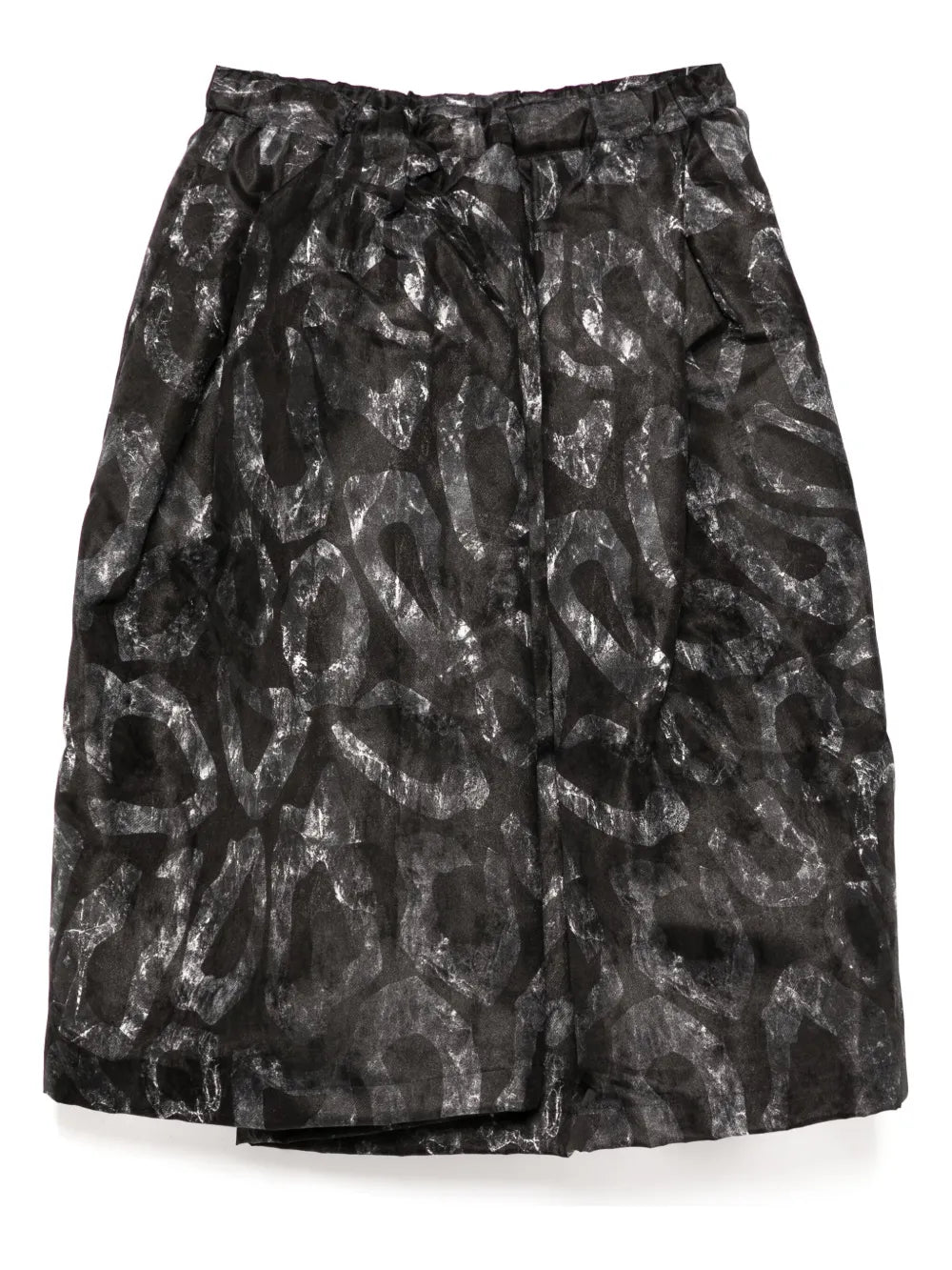Graphic-Print Skirt