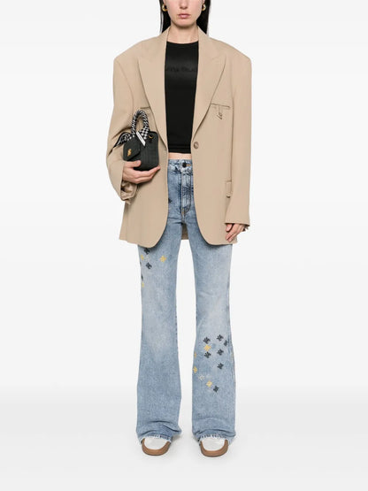 Ma Quad Embroidered Jeans