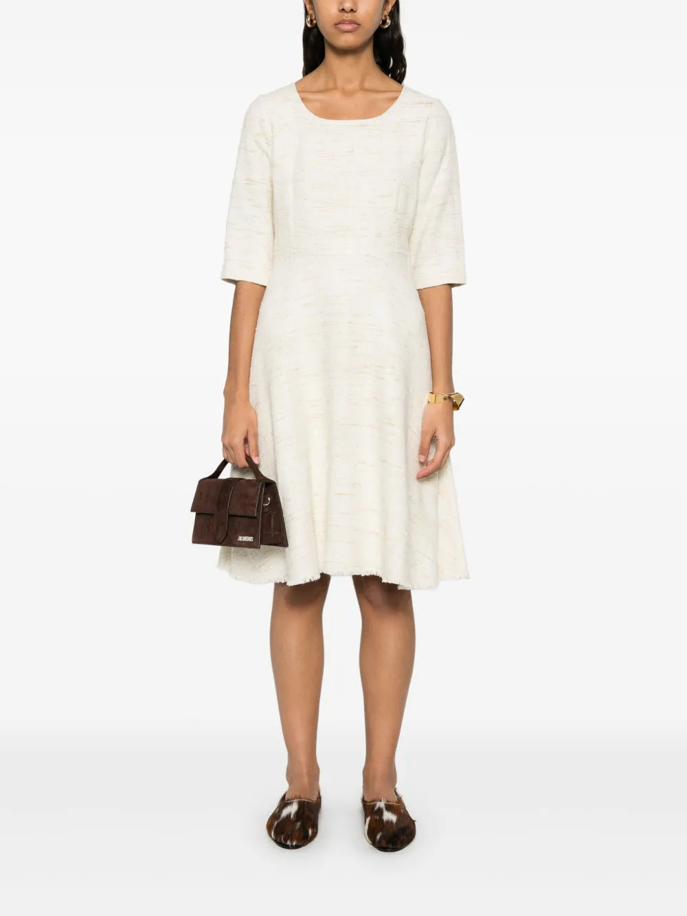 Flared Midi Dress