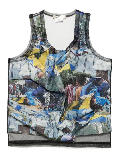 Graphic-Print Tank Top