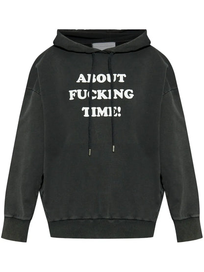 Text-Print Hoodie