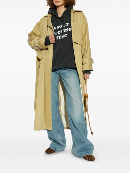 Text-Print Hoodie