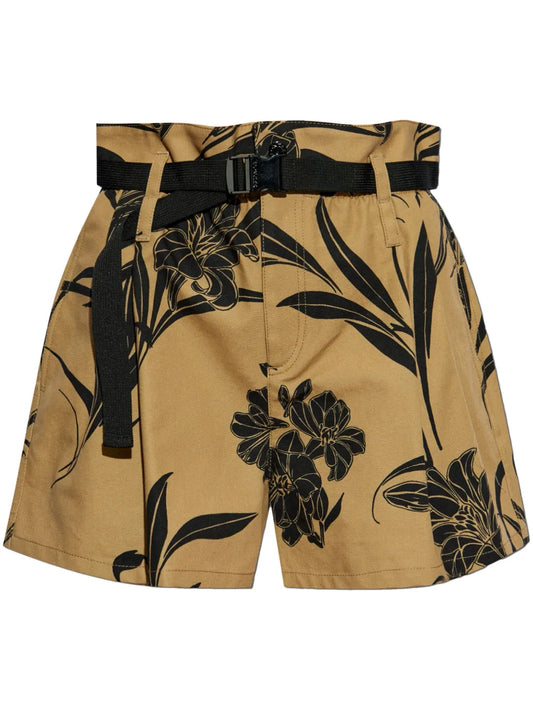 Floral-Print Shorts