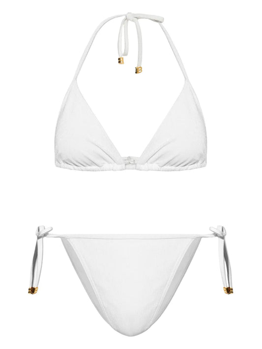 Logo Bead-Detailing Bikini