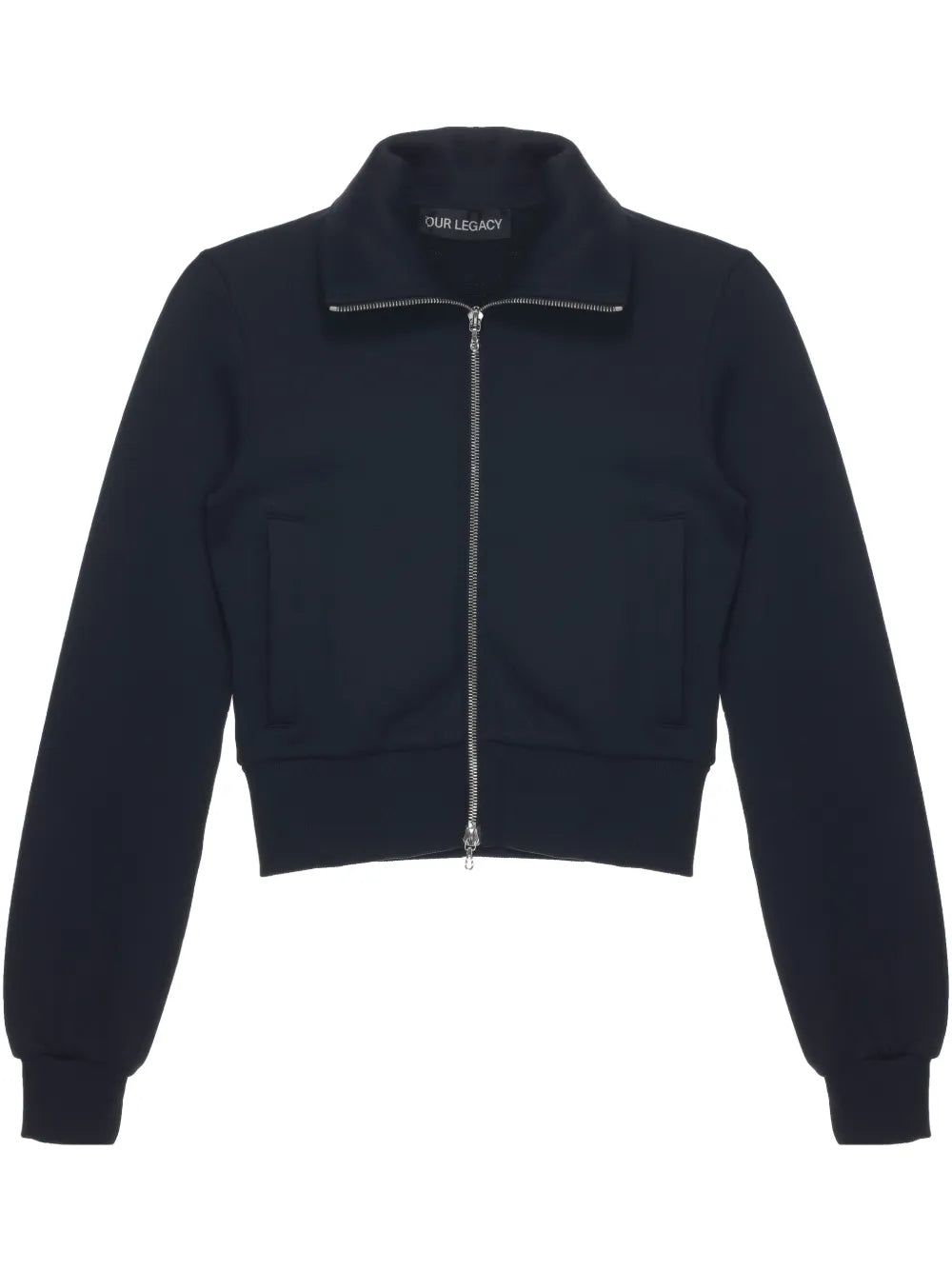 Spread-Collar Cardigan