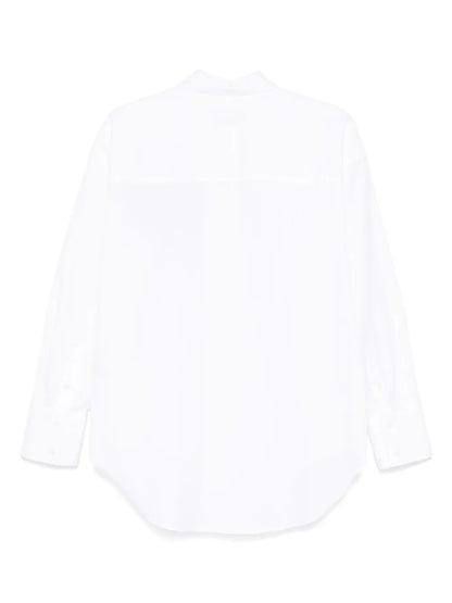 Floral-Appliqué Shirt