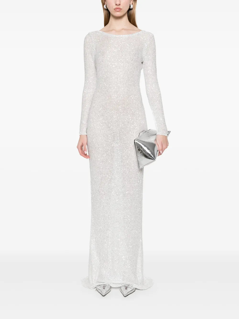 Sequinned Maxi Dress