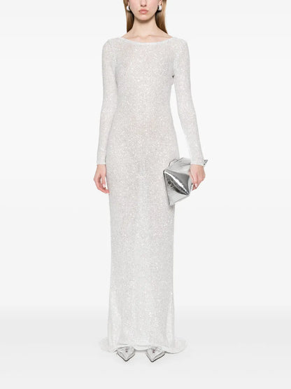 Sequinned Maxi Dress