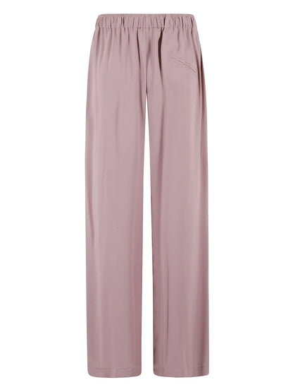 Elasticated Wide-Leg Trousers