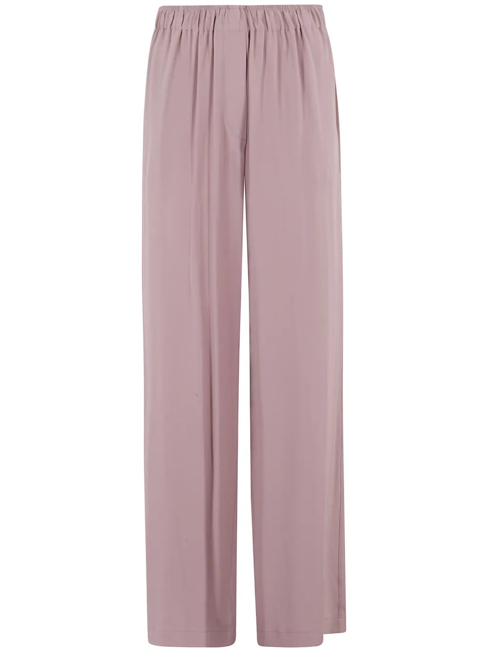 Elasticated Wide-Leg Trousers