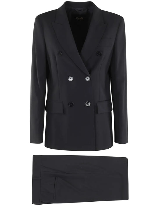 Virgin Wool-Blend Suit