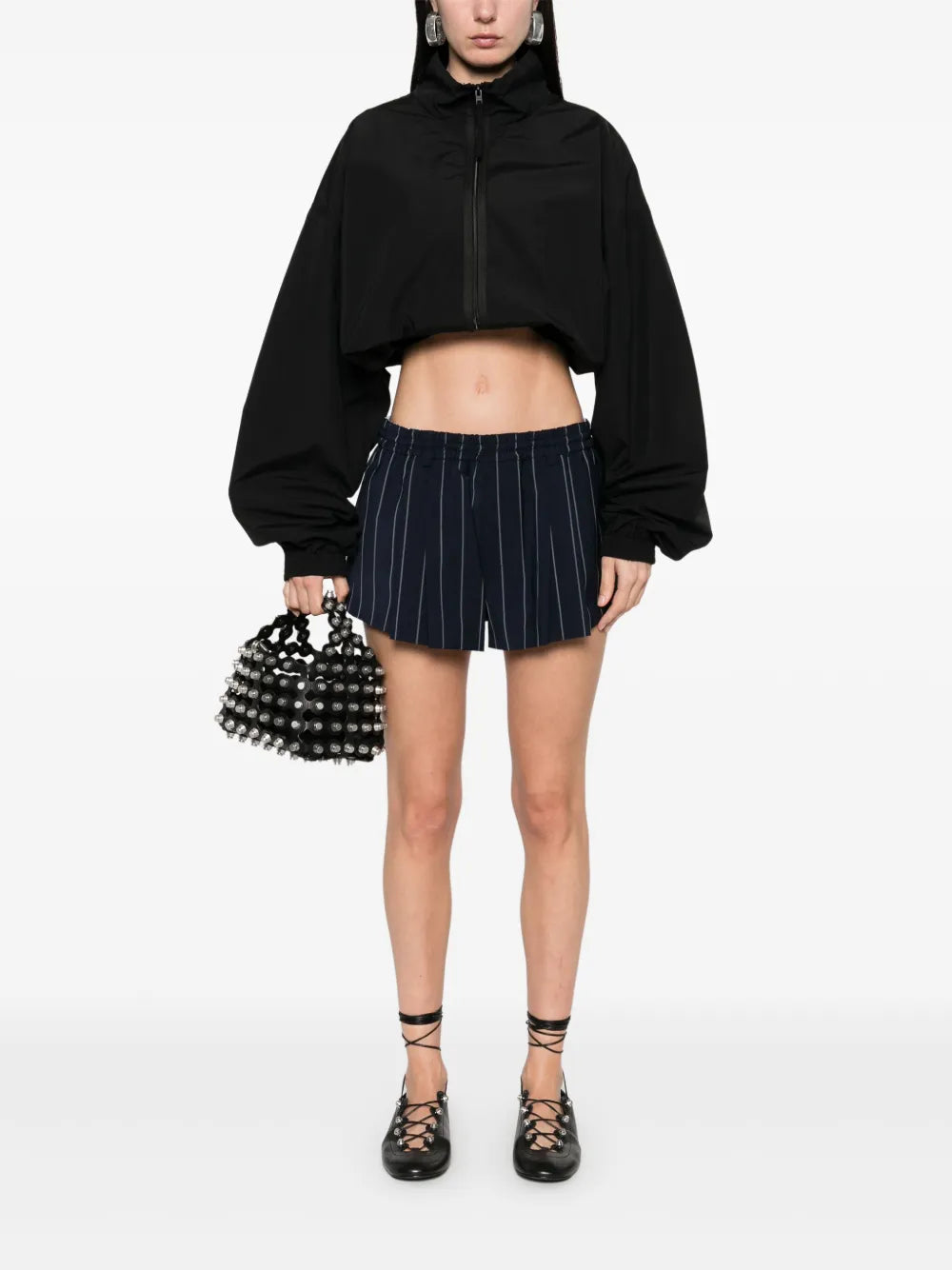Pleated Shorts