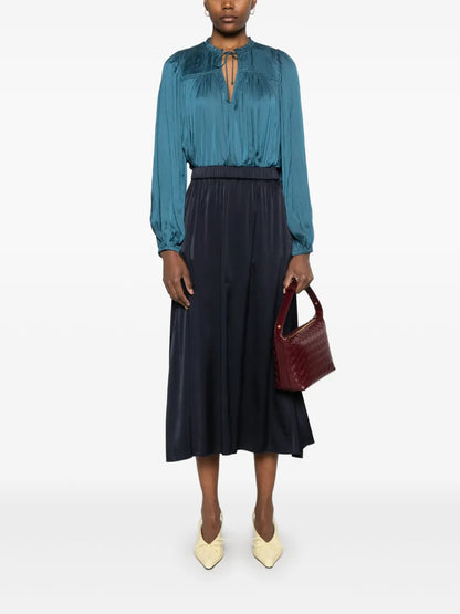 Satin Midi Shirt