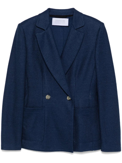 Honeycomb-Knit Blazer