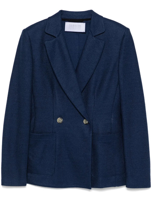 Honeycomb-Knit Blazer