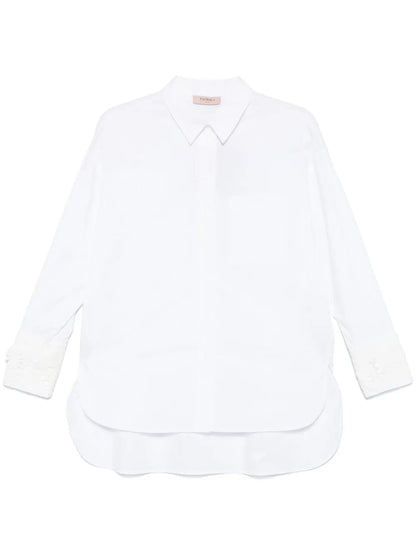 Lace-Appliqué Shirt