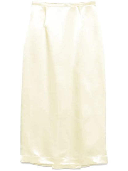 Satined Midi Skirt