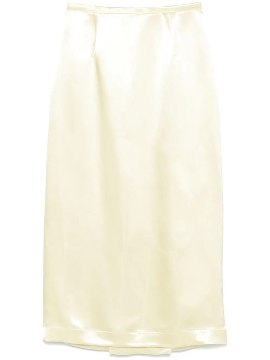 Satined Midi Skirt
