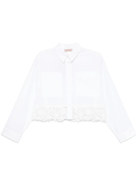 Poplin Lace Shirt