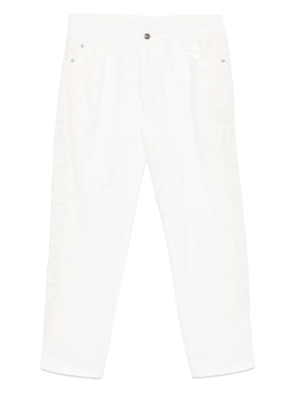 Lace-Detail Jeans