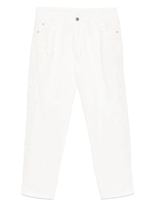 Lace-Detail Jeans