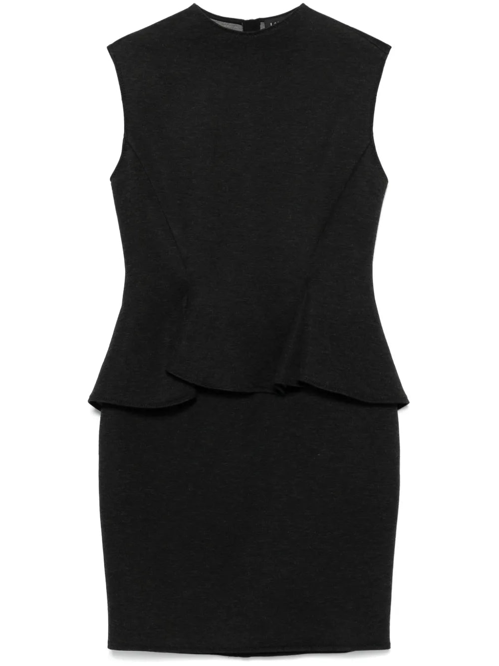 Peplum-Waist Mini Dress