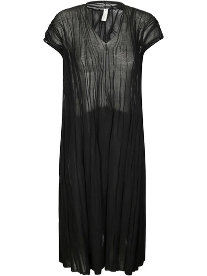 Pleated Midi Dress