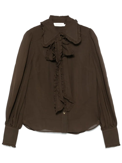Georgette Bow Shirt