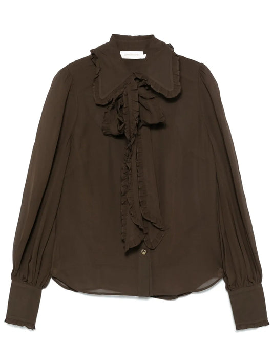 Georgette Bow Shirt