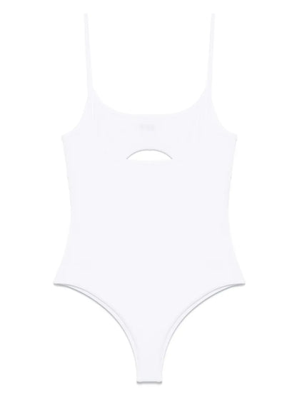 Fine-Ribbed Swimsuit