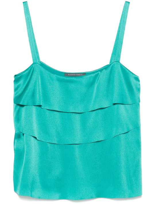 Ruffle-Detail Top