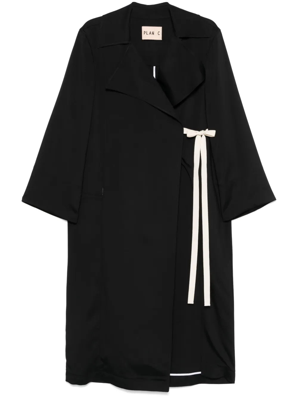 Satin Trench Coat