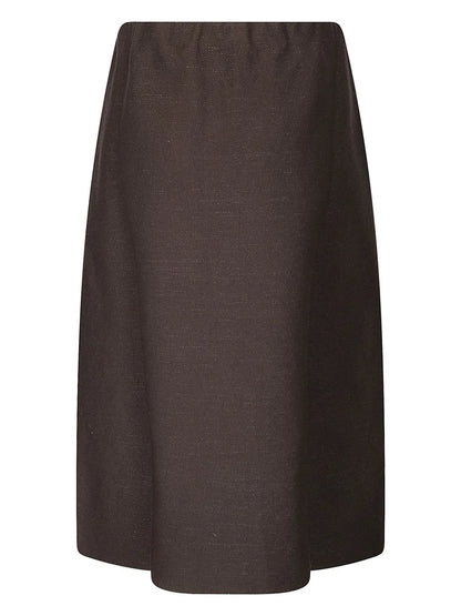 Textured Midi Skirt