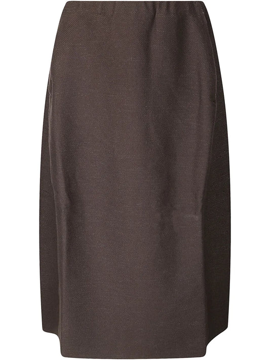 Textured Midi Skirt