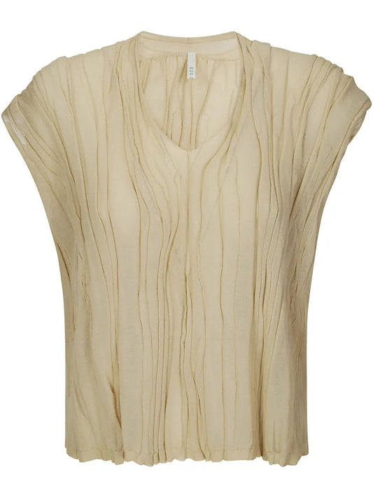 Pleated Vest