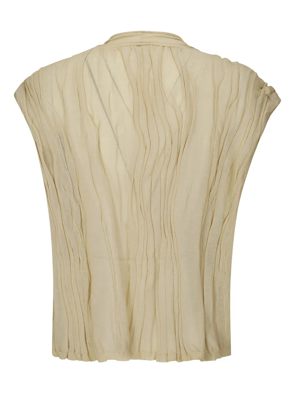 Pleated Vest