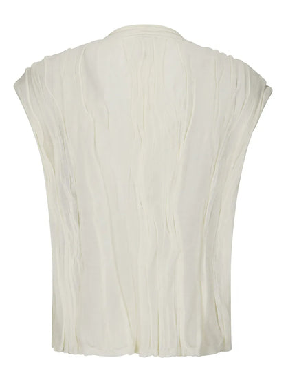 Pleated Vest