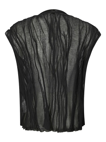 Pleated Vest
