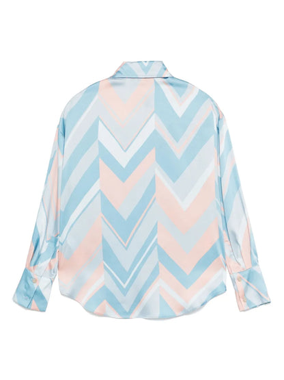 Chevron-Print Shirt