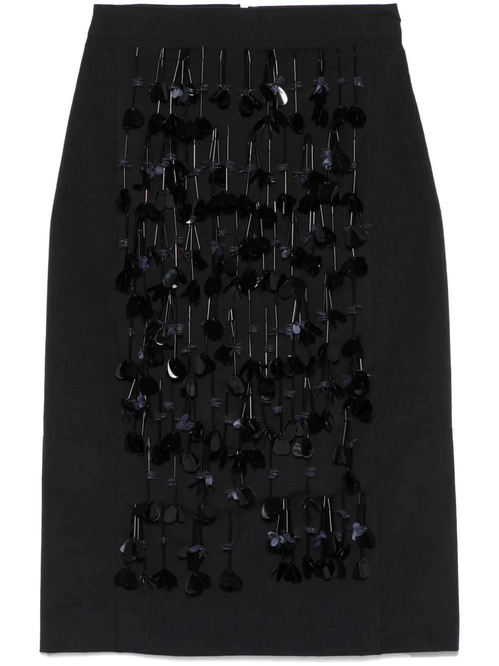 Sequin-Detail Panama Midi Skirt