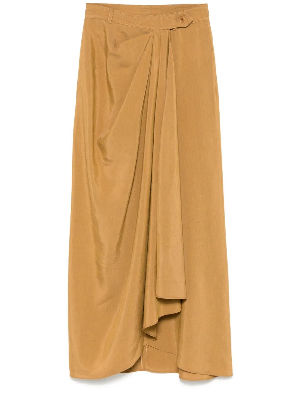 Draped Maxi Skirt