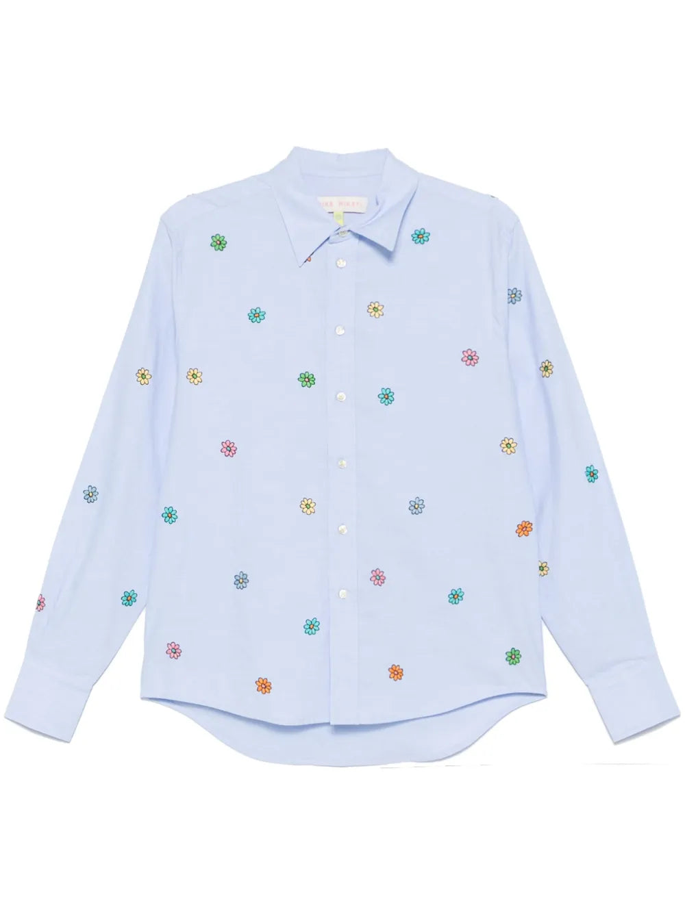 Floral-Embroidered Shirt