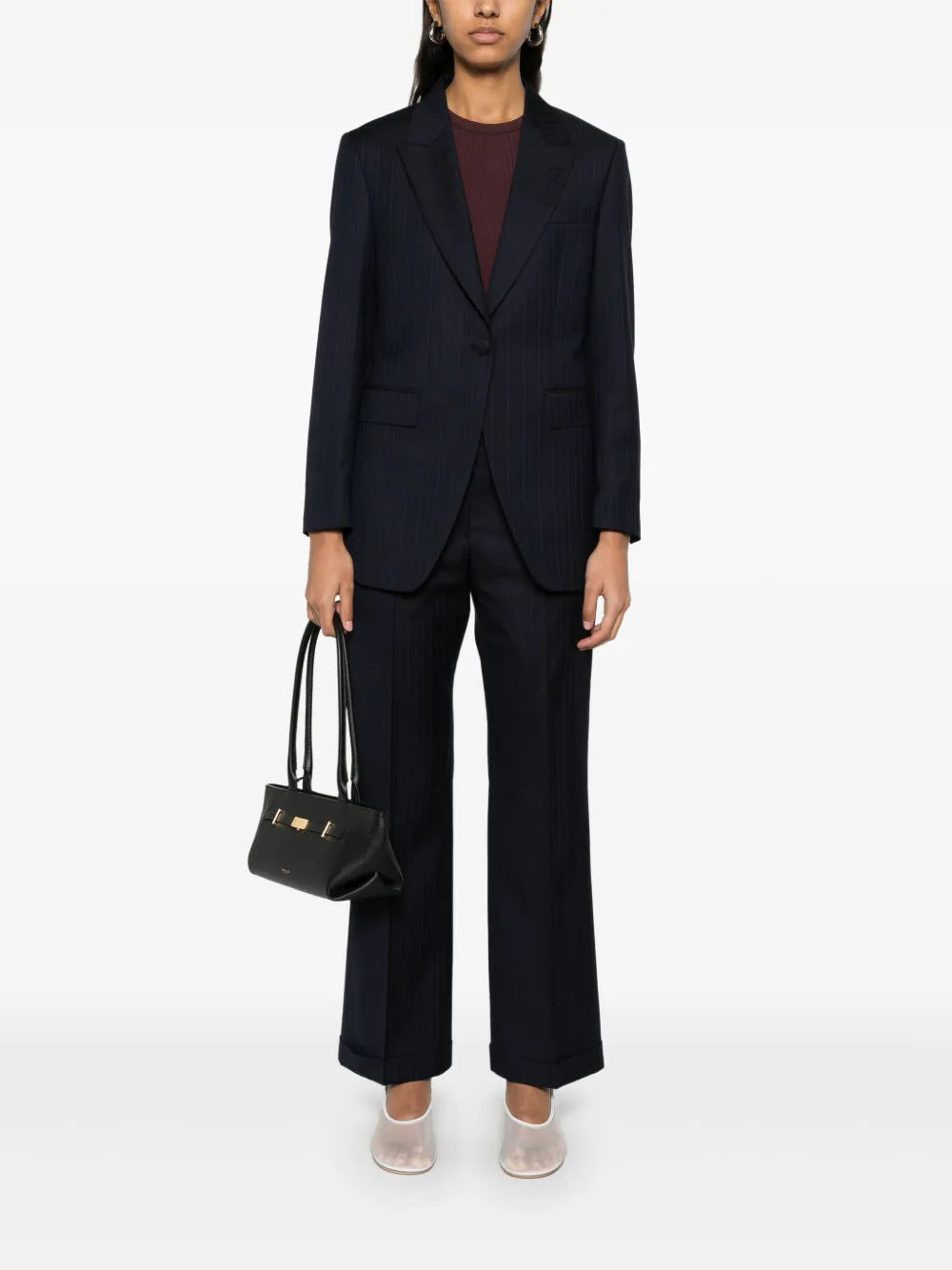Pinstriped Blazer